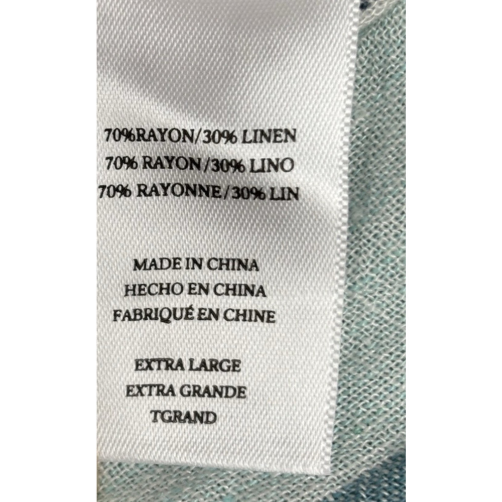 Rails Adora Dress Womens XL Highland Stripe Linen Blend Spaghetti Strap Midi - Picture 16 of 16